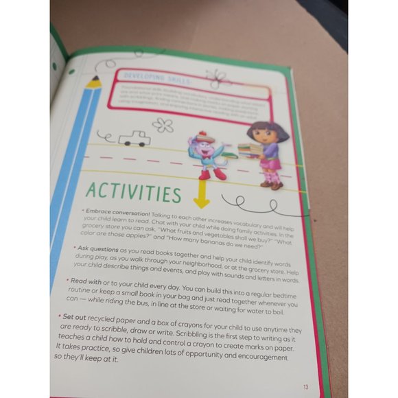 Nick Jr Beyond the Backpack Spanish & English Kindergarten Activity Book - New - Picture 4 of 10